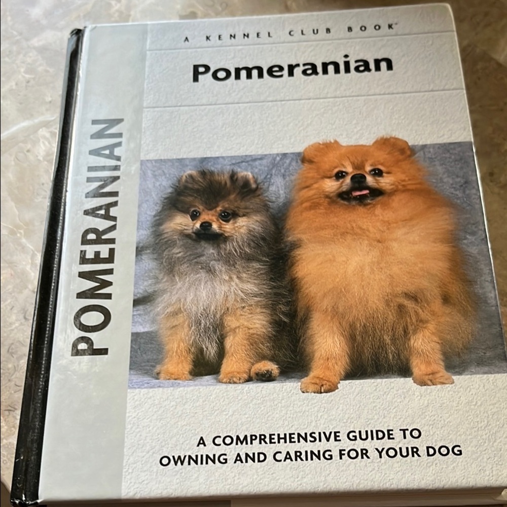 Pomeranian Care Guide Hard Back Book